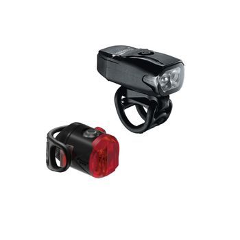 Sada světel LEZYNE LIGHT PAIR KTV DRIVE / FEMTO USB PAIR BLACK