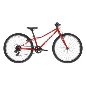 Dětské kolo AMULET 24 Fun SHIMANO, cherry red/silver, 2024
