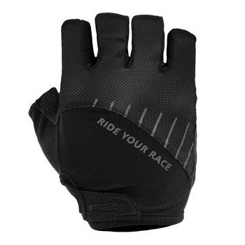 Letní krátkoprsté rukavice R2 VOUK ATR19A, černé