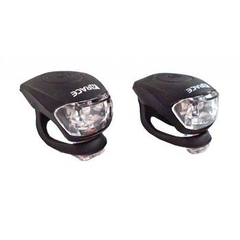 Blikačka přední+zadní 4RACE LS03 silicon černé