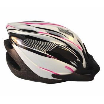 Helma STING ALFO, růžovo-černo-bílá