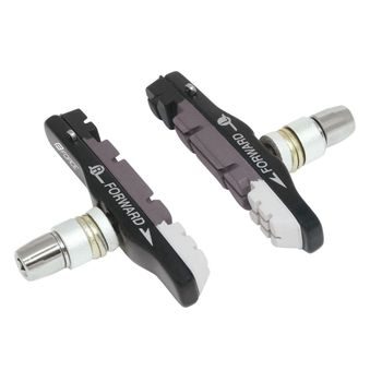 Brzdové špalky Force výměnné, černo-šedo-bílé 70mm