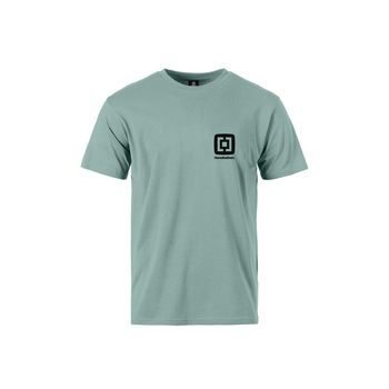 Pánské tričko s krátkým rukávem HORSEFEATHERS Mini Logo, blue haze