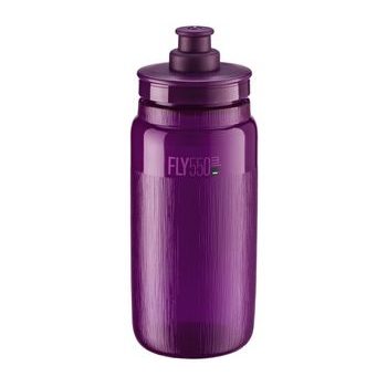 ELITE láhev FLY TEX, 550 ml, průhledná/fialová