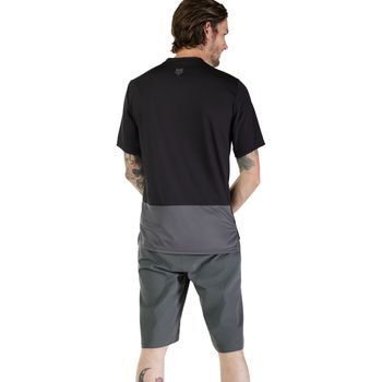 Pánský dres s krátkým rukávem Fox Ranger Ss Jersey Wordmark, Black