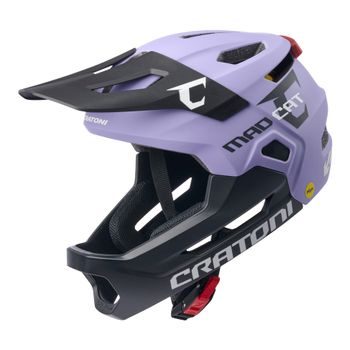 Dětská helma CRATONI MadCat MIPS Purple/Black Matt - S/M (49-56cm)