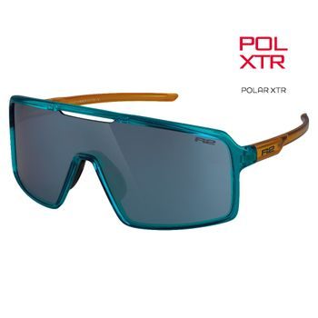 Polarizační sportovní sluneční brýle R2 XTR WINNER AT107Z, modro-jantarové