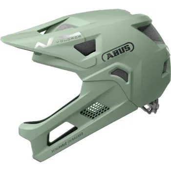 Dětská integrální helma ABUS YouDrop FF Mist Green