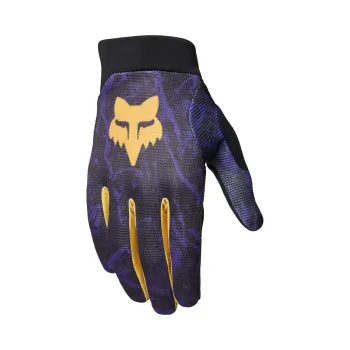 Letní dlouhoprsté rukavice FOX Ranger Glove Image Print, plum purple