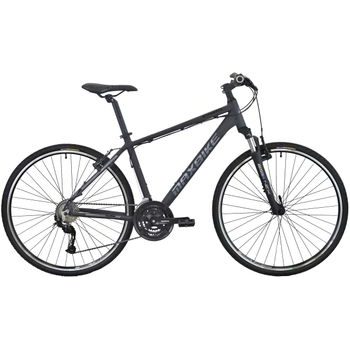 Pánské crossové kolo Maxbike Aras 28" - Černá Matná + Šedá