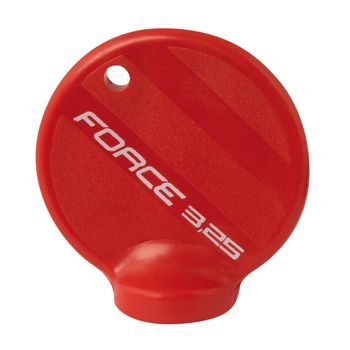 Centrklíč Force, plastový, červený,na nipl 3,25 mm