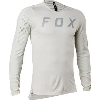Pánský dres s dlouhým rukávem FOX Flexair Pro Ls Jersey, Vintage White