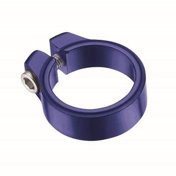 Sedlová objímka Sting CL-05-15D modrá, 31,8mm