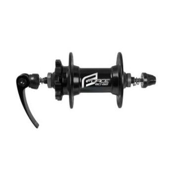 Náboj přední Force 6D-62 ložiskový, 32d,černý