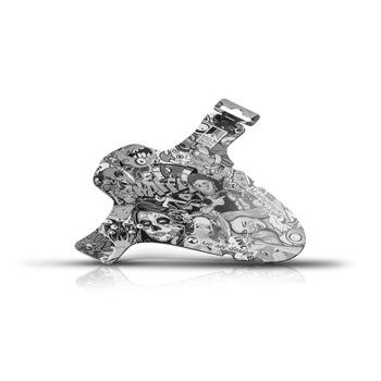 Blatník Riesel Schlamm:PE Stickerbomb ultra black