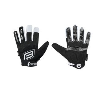Dětské dlouhoprsté rukavice FORCE KID MTB AUTONOMY, černé