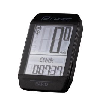 počítač FORCE HRT 20f bezdrát, tep+kadence, bílý