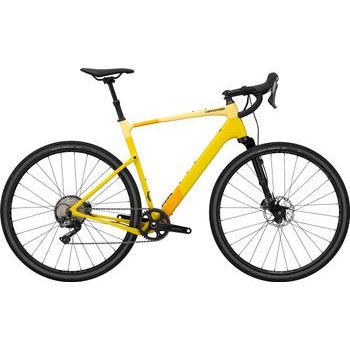 Gravel kolo CANNONDALE TOPSTONE CARBON 2 LEFTY, laguna yellow-butter-mango-jet black