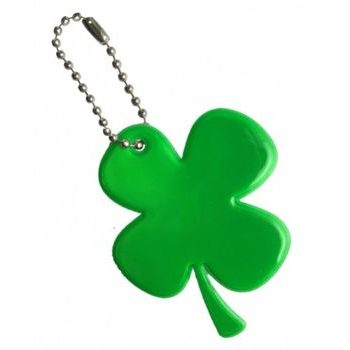 Přívěšek reflexní čtyřlístek s řetízkem