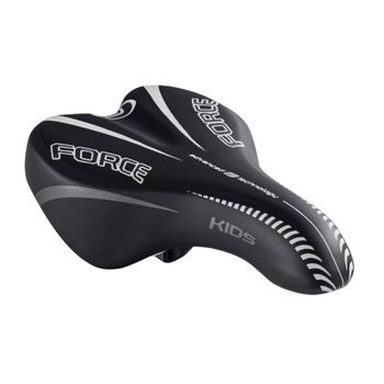 Dětské sedlo FORCE KIDS 12-16", černo-šedé