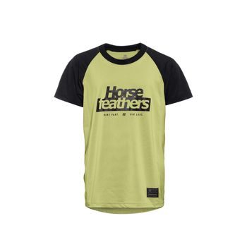 Dětský dres s krátkým rukávem HORSEFEATHERS Spike, nile-black