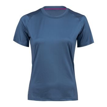 Dámský dres FORCE MTB MOUNT LADY krátký rukáv, modrý