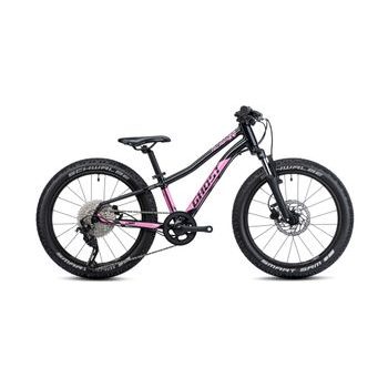 Dětské kolo GHOST Lanao 20 Full Party Metallic Black/Pearl Pink Gloss