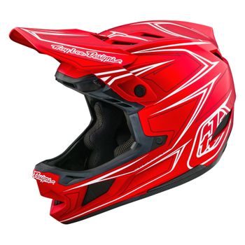 Integrální helma Troy Lee Designs D4 COMPOSITE MIPS PINNED RED 2024