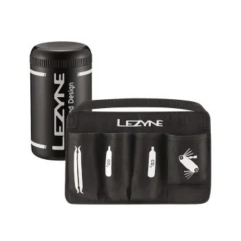 Láhev na nářadí LEZYNE FLOW CADDY WITH ORGANIZER BLACK