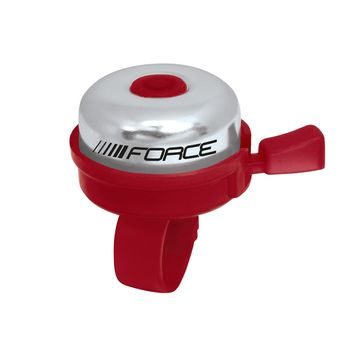 Zvonek FORCE KLASIK Fe/plast 22,2mm, červený