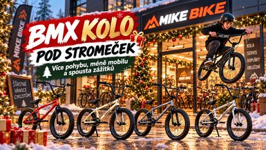 BMX kolo pod stromeček: Vánoční dárek, který vytáhne děti od mobilů ven!
