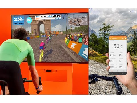 Cyklistické aplikace: Navigace, trénink a záznamy jízd