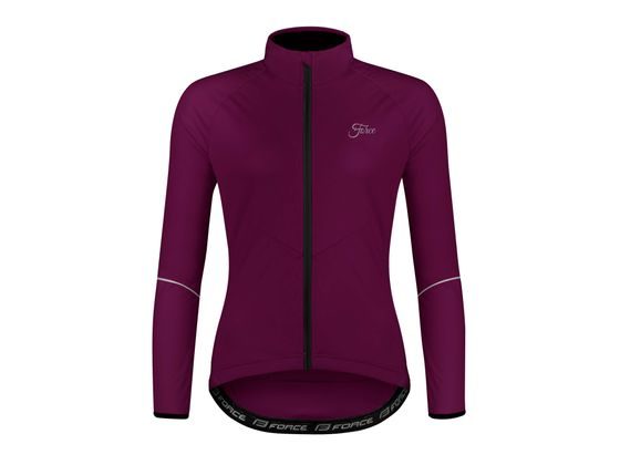 Dámská bunda FORCE ARROW LADY softshell, fialová