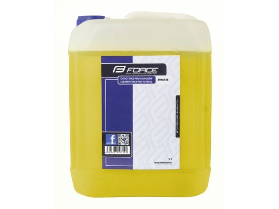 Čistič Force PRO k doplnění - 5l - žlutý EXTRA