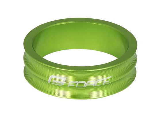Podložka FORCE 1 1/8" AHEAD 10 mm Al, zelená
