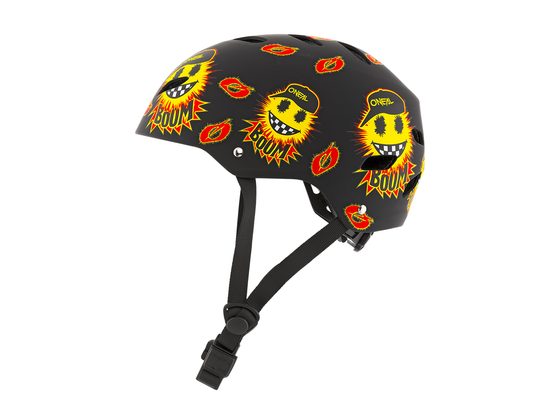 Cyklistická přilba O'NEAL DIRT LID YOUTH HELMET EMOJI BLACK/YELLOW