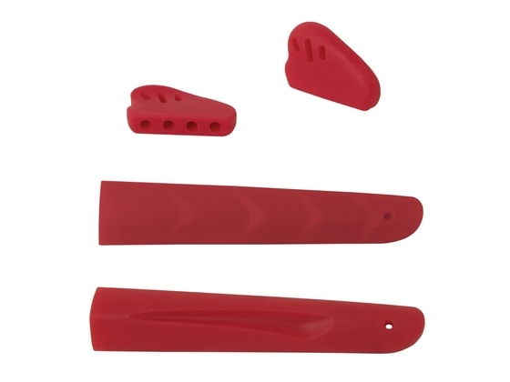 Nosníky a gumičky nožiček Force MAX samostatné, červené