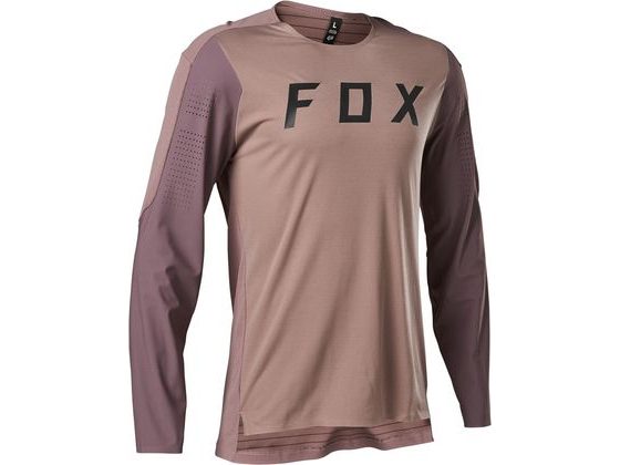 Pánský enduro dres FOX  Flexair Pro Ls Jersey Plum Perfect -  dlouhý rukáv