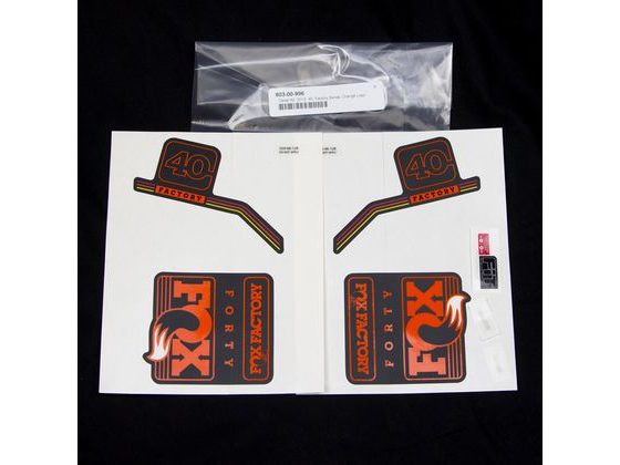 Nálepky FOX Decal Kit: 2016, 36, Factory Series, Orange Logo