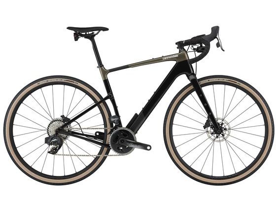 Gravel kolo Cannondale Topstone Carbon 1 RLE - Black Pearl / Meteor Gray and Graphite