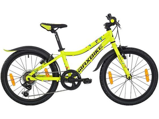 Dětské kolo Maxbike Junior 20" - Žlutý 2024