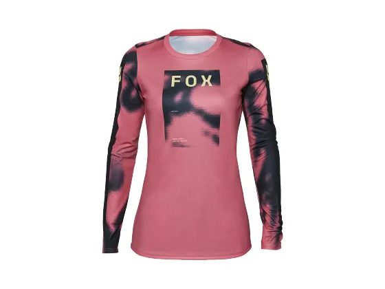 Dámský dres s dlouhým rukávem Fox W Ranger Ls Jersey Taunt, Guava Pink