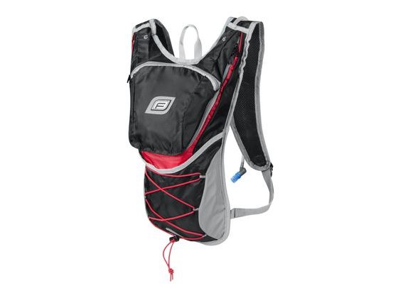 Batoh FORCE TWIN PRO PLUS 14 l+2L rezervoár,černo-červ.