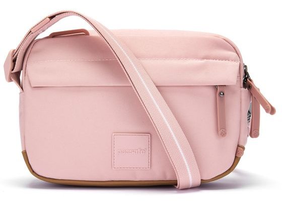 Taška PACSAFE GO CROSSBODY sunset pink