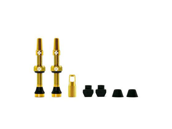 Muc-Off Tubeless Valve Kit 60mm/Gold-Zlatá