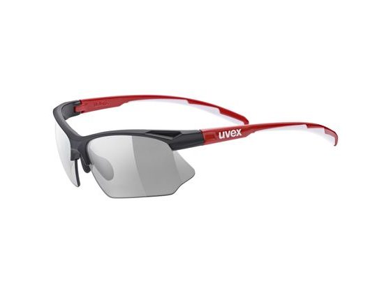 Brýle UVEX SPORTSTYLE 802 VARIO, BLACK RED WHITE/SMOKE