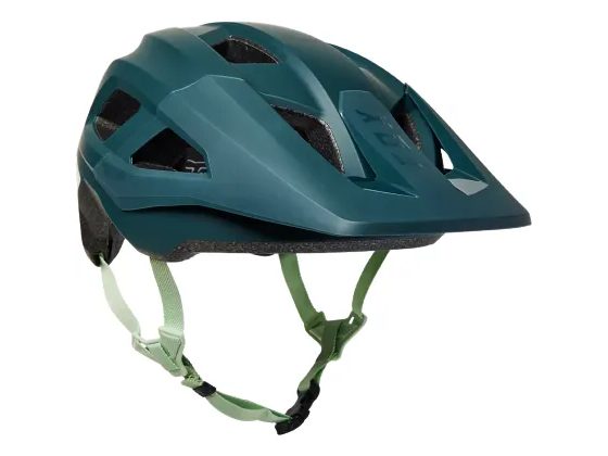 Cyklistická přilba FOX Mainframe Helmet Trvrs - modrozelená