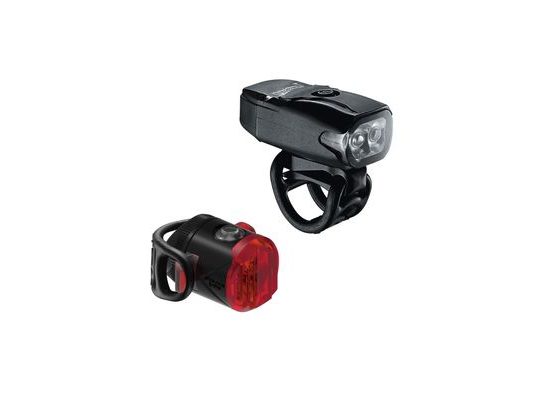 Sada světel LEZYNE LIGHT PAIR KTV DRIVE / FEMTO USB PAIR BLACK