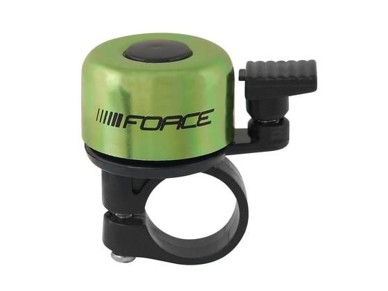 Zvonek Force MINI Fe/plast 22,2mm paličkový, zelený