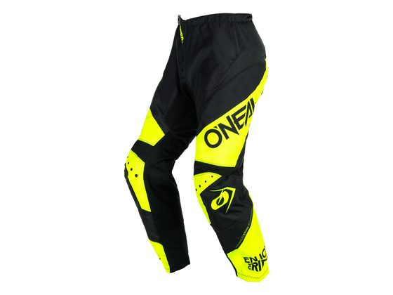 pánské enduro kalhoty O'NEAL ELEMENT RACEWEAR černá/neonově žlutá